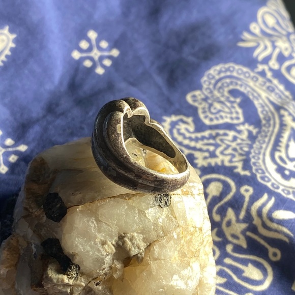 Sterling Silver Heavy Twisted Statement Ring - Picture 6 of 6